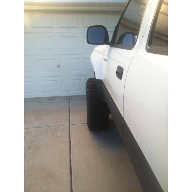Toyota Tacoma 3.5" Flare 3" Rise Adv Fiber Body Kit- Fenders AFC 13 thumbnail 4