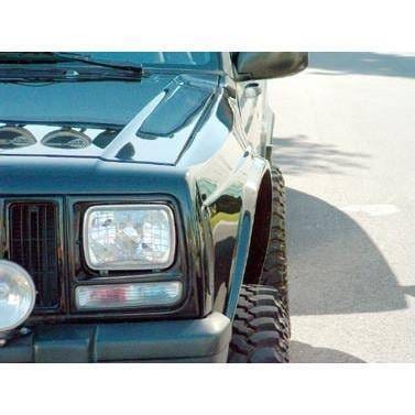 Jeep Cherokee 4.5" Flare 3" Rise Adv Fiber Body Kit- Fenders AFC 71 thumbnail 3
