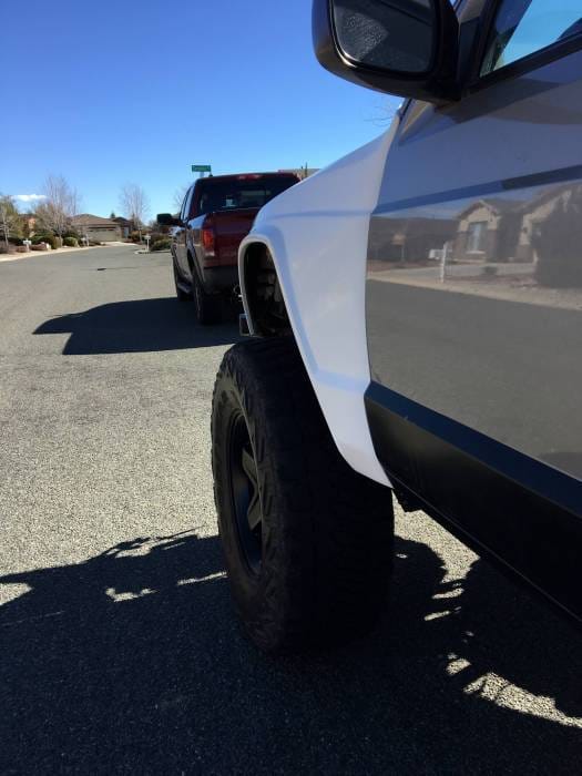 Jeep Cherokee 4.5" Flare 3" Rise Adv Fiber Body Kit- Fenders AFC 71 thumbnail 7