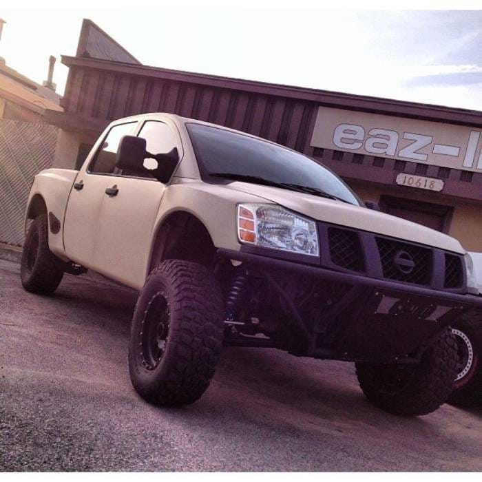 Nissan Titan 4.5" Flare 3" Rise Adv Fiber Body Kit- Bedside Fenders AFC 87 thumbnail 3