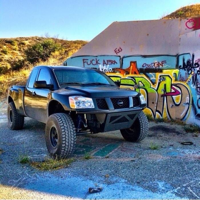 Nissan Titan 4.5" Flare 3" Rise Adv Fiber Body Kit- Bedside Fenders AFC 95