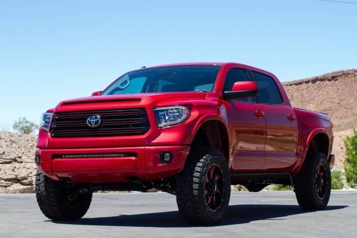 Toyota Tundra 4" Flare 2" Rise Adv Fiber Body Kit- Fenders AFC 142 thumbnail 2
