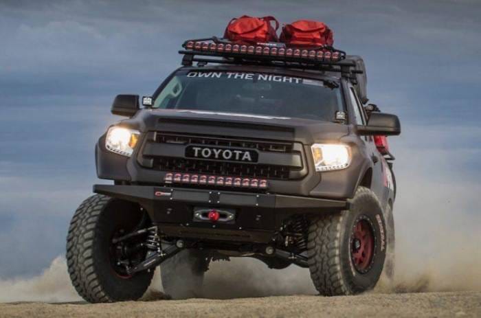 Toyota Tundra 4" Flare 2" Rise Adv Fiber Body Kit- Fenders AFC 142 thumbnail 4