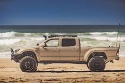 Toyota Tacoma 4.5" Flare 3" Rise Adv Fiber Body Kit-Bedside Fenders AFC 96