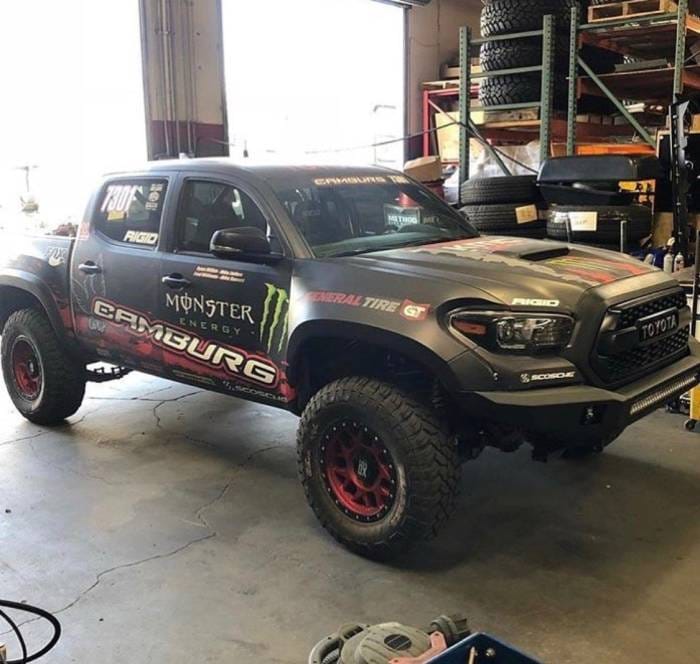 Toyota Tacoma 4" Flare 2" Rise Adv Fiber Body Kit- Fenders AFC 156