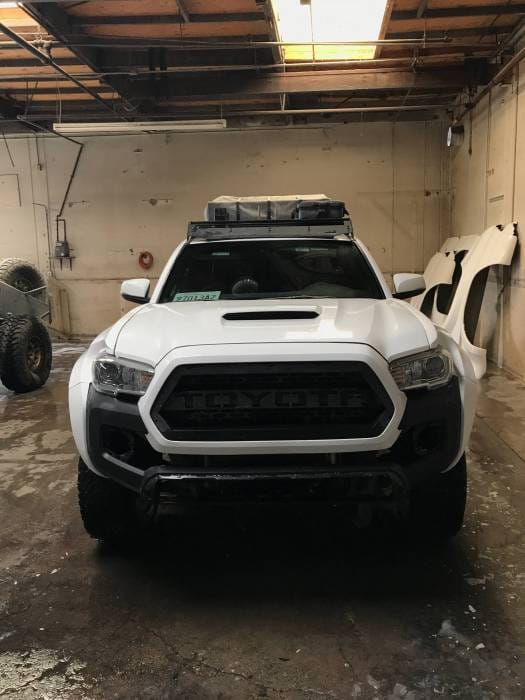 Toyota Tacoma 4" Flare 2" Rise Adv Fiber Body Kit- Fenders AFC 156 thumbnail 3