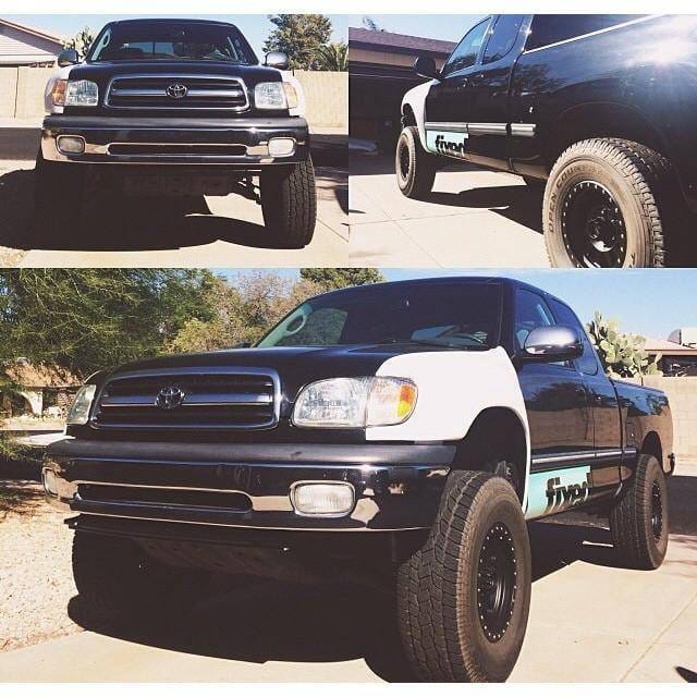 Toyota Tundra 6.5" Flare 3" Rise Adv Fiber Body Kit- Fenders AFC 132 thumbnail 3