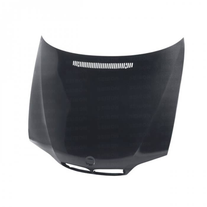BMW 3 Series OE-Style Seibon Carbon Fiber Body Kit- Hood HD0205BMWE464D-OE thumbnail 3