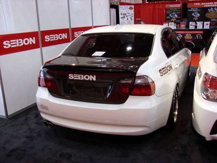 BMW 3 Series 4dr CSL Seibon Carbon Fiber Body Kit-Trunk/Hatch!!! TL0507BMWE90-C thumbnail 4