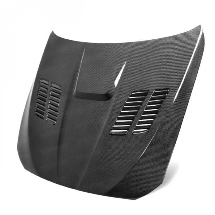 BMW 5 Series GTR-Style Seibon Carbon Fiber Body Kit- Hood HD1012BMWF10-GTR thumbnail 2