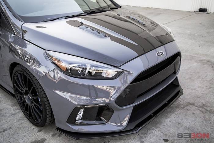 Ford Focus RS-Style Seibon Carbon Fiber Body Kit- Hood!!! HD16FDFO-RS thumbnail 4