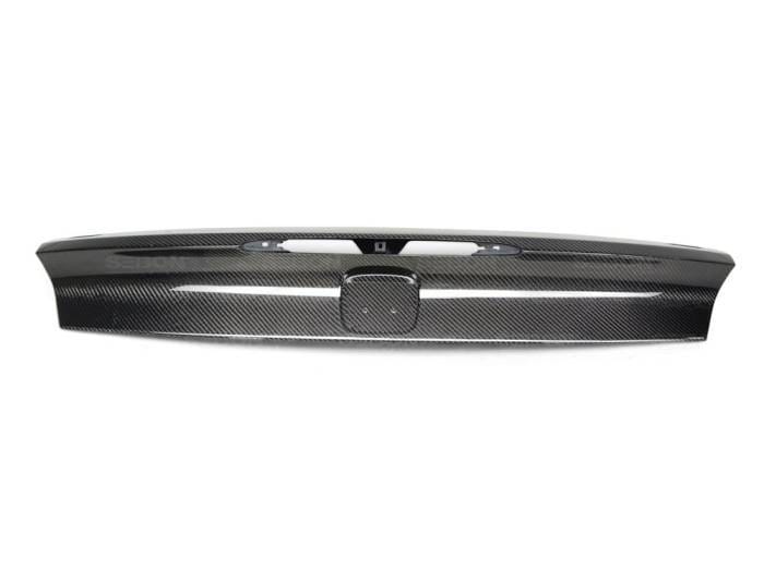 Honda Civic 2dr OE-Style Seibon Carbon Fiber Trunk Garnish TG14HDCV2DSI-OE thumbnail 2