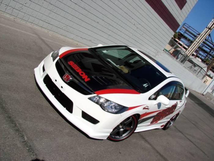 Honda Civic 4dr TS Seibon Carbon Fiber Body Kit- Hood!!! HD0607HDCV4DJ-TS thumbnail 2