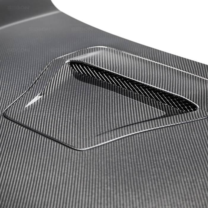 Honda Civic Type R OE-Style Seibon Carbon Fiber Body Kit- Hood!!! HD17HDCVR-OE thumbnail 3