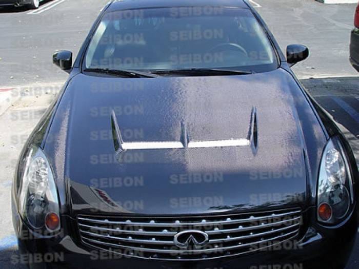 Infiniti G Coupe JS Seibon Carbon Fiber Body Kit- Hood!! HD0305INFG352D-JS thumbnail 2