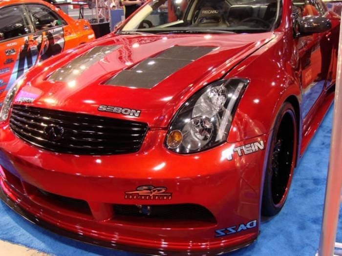 Infiniti G Coupe TS Seibon Carbon Fiber Body Kit- Hood!! HD0305INFG352D-TS