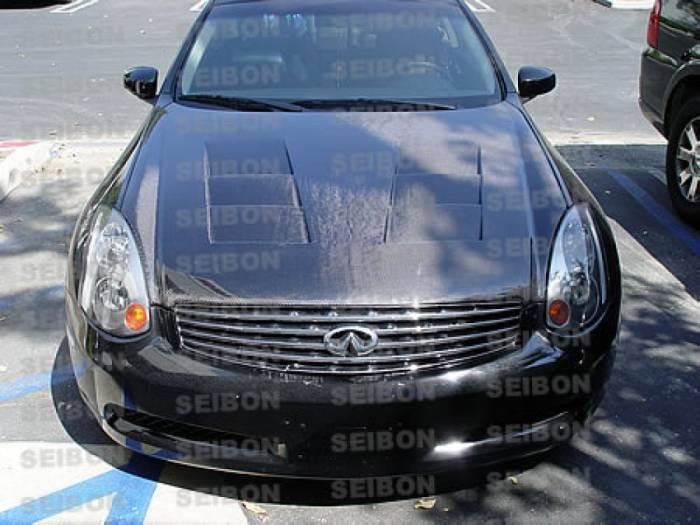 Infiniti G Coupe TS Seibon Carbon Fiber Body Kit- Hood!! HD0305INFG352D-TS thumbnail 2