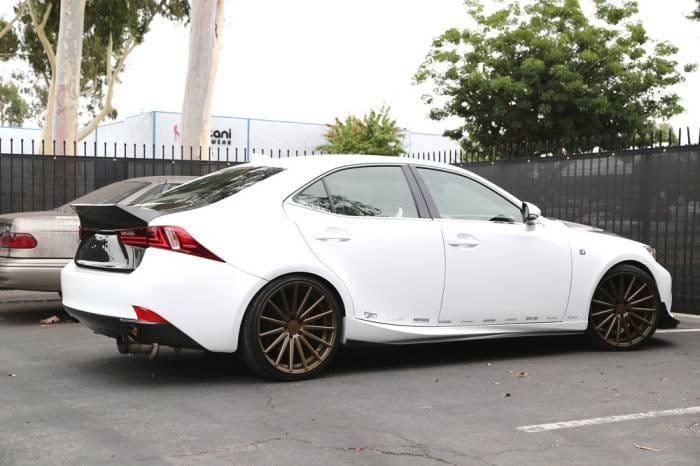 Lexus IS OE-Style Seibon Carbon Fiber Rear Bumper Lip Body Kit RL14LXIS-OE thumbnail 4