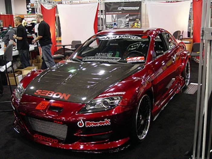 Mazda RX8 TSII-Style Seibon Carbon Fiber Body Kit- Hood!! HD0405MZRX8-TSII thumbnail 4