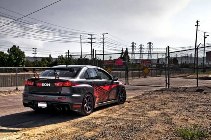 Mitsubishi Lancer OE Seibon Carbon Fiber Side Skirts Body Kit!!! SS0809MITEVOX-O