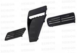 Mitsubishi Lancer OE Seibon Carbon Fiber Body Kit- Hood Scoop!!! HDS0809MITEVOX-