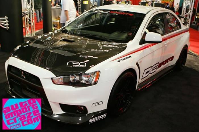 Mitsubishi Lancer OE Seibon Carbon Fiber Front Bumper Lip Body Kit!!! FL0809MITE