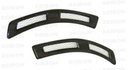 Mitsubishi Lancer OE-Style Seibon Carbon Fiber Fender Ducts! FD0809MITEVOX