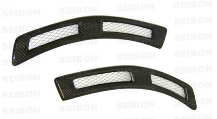 Mitsubishi Lancer OE-Style Seibon Carbon Fiber Fender Ducts! FD0809MITEVOX
