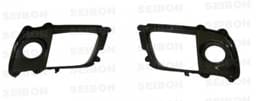 Mitsubishi Lancer OE Seibon Carbon Fiber FOG LIGHT SURROUNDS!!! FLS0809MITEVOX