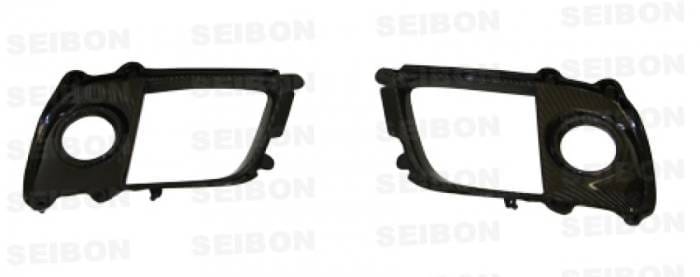 Mitsubishi Lancer OE Seibon Carbon Fiber FOG LIGHT SURROUNDS!!! FLS0809MITEVOX