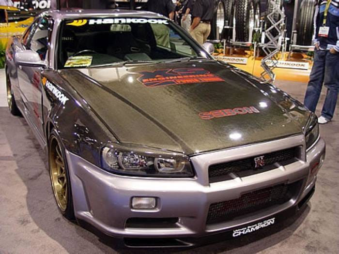 Nissan 240SX OE Seibon Carbon Fiber Body Kit- Hood!!! HD9901NSR34-OE thumbnail 2