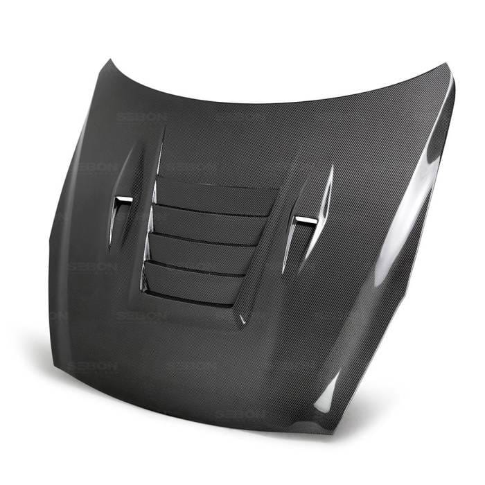 Nissan GTR DS-Style Seibon Carbon Fiber Body Kit- Hood HD0910NSGTR-DS thumbnail 2