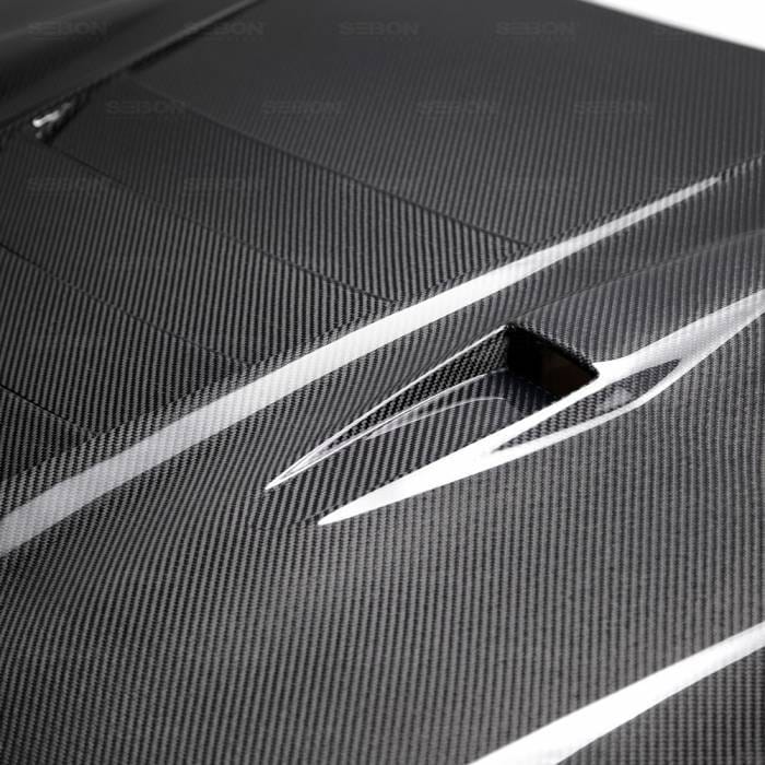 Nissan GTR DS-Style Seibon Carbon Fiber Body Kit- Hood HD0910NSGTR-DS thumbnail 3