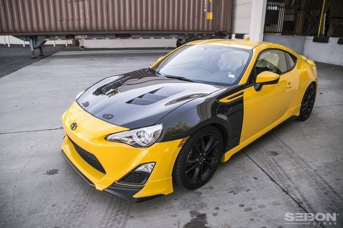 Scion FRS TS-Style Seibon Carbon Fiber Body Kit- Hood HD1213SCNFRS-TS thumbnail 4