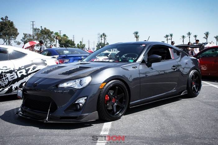 Scion FRS VT-Style Seibon Carbon Fiber Body Kit- Hood HD1213SCNFRS-VT thumbnail 4