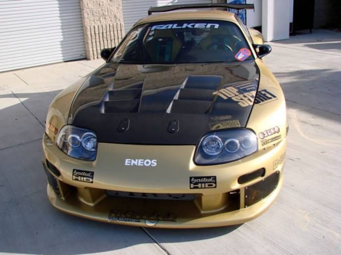 Toyota Supra TS-Style Seibon Carbon Fiber Body Kit- Hood!!! HD9398TYSUP-TS thumbnail 4
