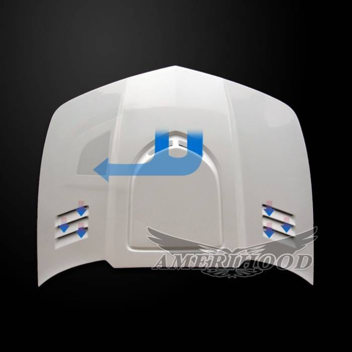 Chevrolet Camaro TR-Style AmeriHood Ram Air Hood CCM10AHTRFH thumbnail 3