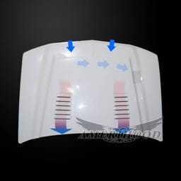 Chevrolet Silverado 1500 E-Style AmeriHood Ram Air Hood CS06AHTEFH