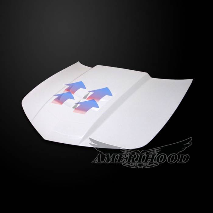 Chevrolet Camaro ZL1-Style AmeriHood Heat Extracting Hood CCM14AHZL1FHW thumbnail 2