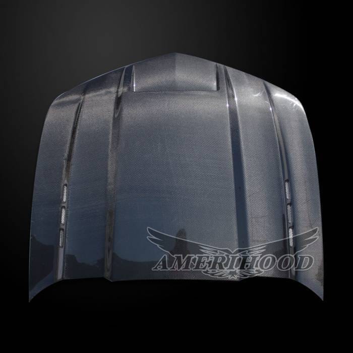 Chevrolet Camaro SMS-Style AmeriHood Carbon Fiber Hood CCM14AHSMSCFHSS