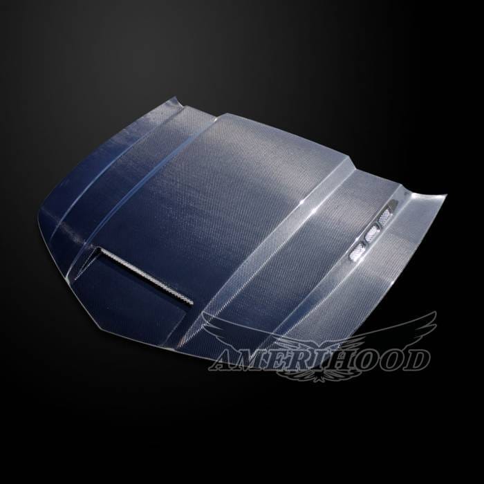 Chevrolet Camaro SMS-Style AmeriHood Carbon Fiber Hood CCM14AHSMSCFHSS thumbnail 3