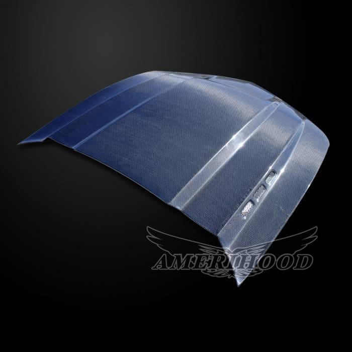 Chevrolet Camaro SMS-Style AmeriHood Carbon Fiber Hood CCM14AHSMSCFHSS thumbnail 4