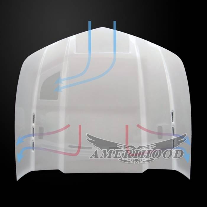 Chevrolet Camaro SMS-Style AmeriHood Ram Air Hood CCM14AHSMSFHWSS thumbnail 5