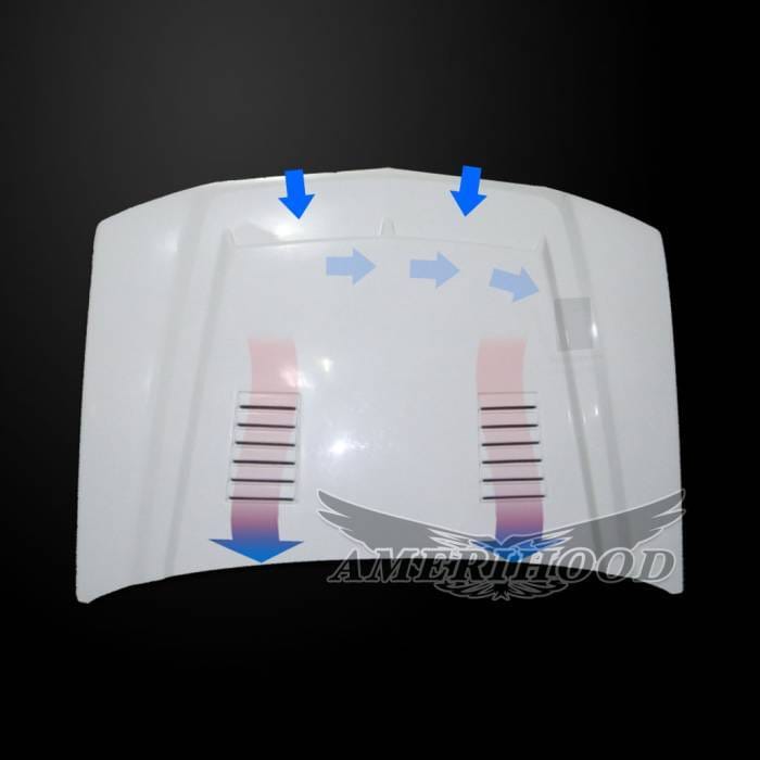 Chevrolet Silverado 3500 E-Style AmeriHood Ram Air Hood CS05AHTEFH35 thumbnail 5