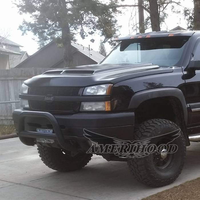 Chevrolet Silverado 2500 E-Style AmeriHood Ram Air Hood CS06AHTEFH25 thumbnail 2