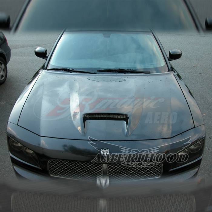 Dodge Charger SRT-Style AmeriHood Ram Air Hood DC06AHSRTFHW thumbnail 7