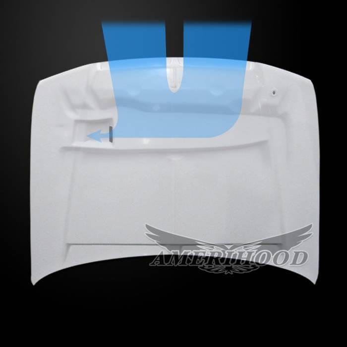 Chrysler 300 E-Style AmeriHood Ram Air Hood C305AHTEFHW thumbnail 2