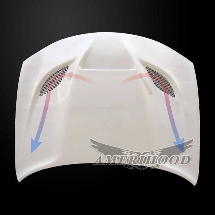 Dodge Charger HC-Style AmeriHood Ram Air Hood DC15AHCATFHW thumbnail 2
