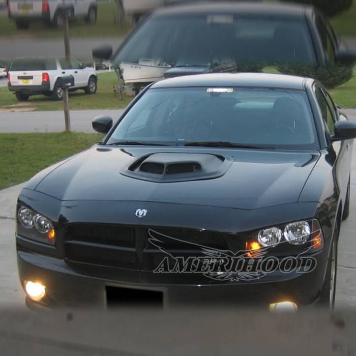 Dodge Charger Shaker-Style AmeriHood Ram Air Hood DC06AHSHKFH thumbnail 2