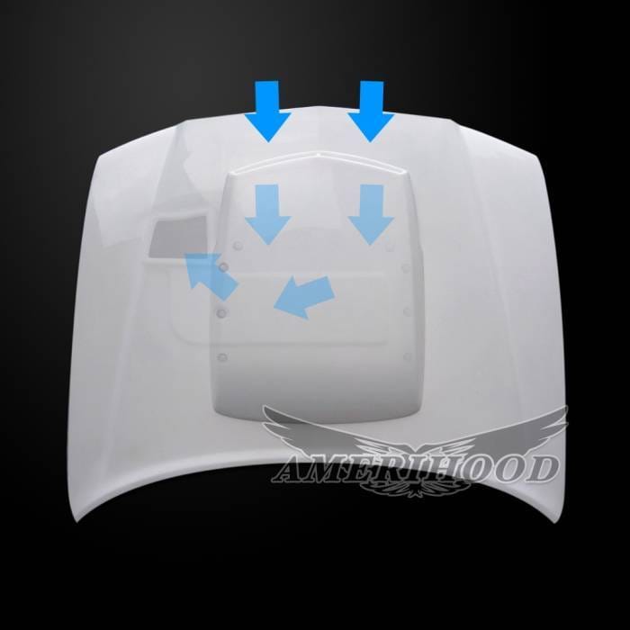 Dodge Charger TA-Style AmeriHood Ram Air Hood DC11AHTAFH thumbnail 4